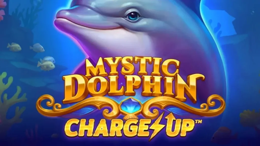 Pemandangan bawah laut yang indah dengan lumba-lumba elektrik di slot Mystic Dolphin Charge Up